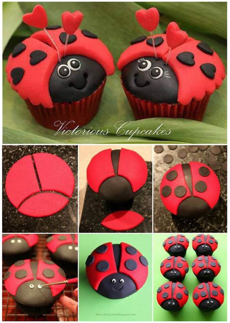 DIY-Cute-Ladybug-Cupcakes