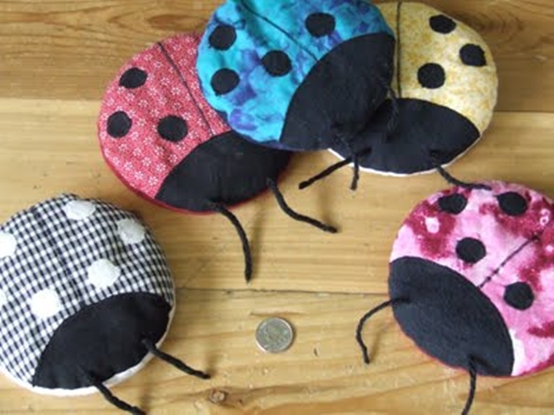 DIY Cute Ladybug Therapy Rice Pack