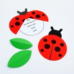 DIY Ladybird Party Invite Card