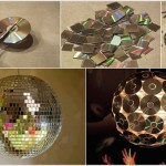 DIY Mosaic Disco Ball  With Old CDs