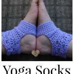 Crochet perfect yoga socks with free pattern