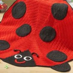 Ladybug-Afghan crochet