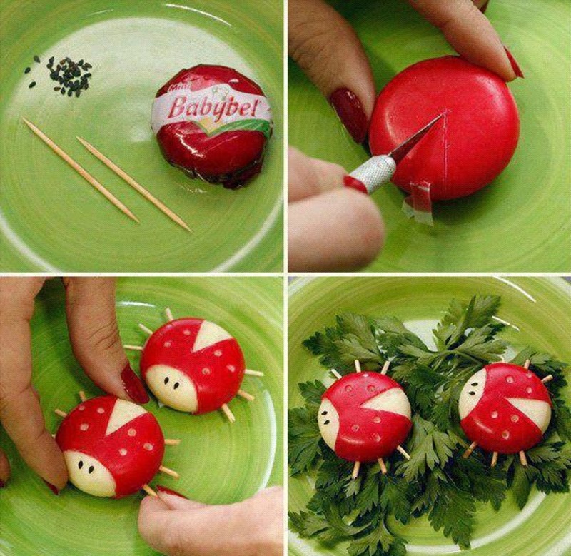 babybel-cheese-cute-party-appetizers ladybug