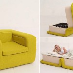 Cool Design Multifunctional Armchair With a Bed Attached by Elena Sidorova-1