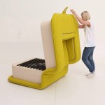 Cool Design Multifunctional Armchair With a Bed Attached by Elena Sidorova-3