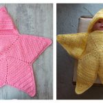 Crochet Twinkle Twinkle Star bunting with Free Pattern