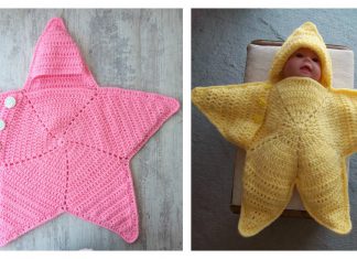 Crochet Twinkle Twinkle Star bunting with Free Pattern