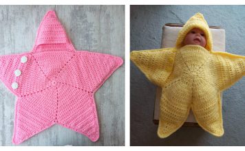 Crochet Twinkle Twinkle Star bunting with Free Pattern