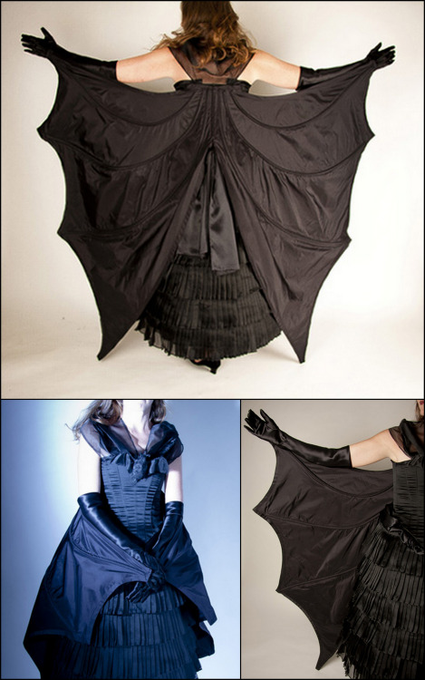 DIY Bat Dress Pattern from EvaDress