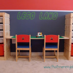 DIY Lego Storage and Play Table from Other Furniture