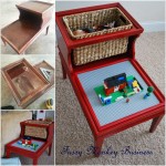 DIY Lego Table from Old Furniture