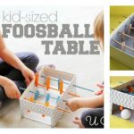 DIY Mini Foosball Table with Shoebox for Kids