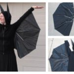 How to Transform Black Umbrella to Halloween DIY Costume