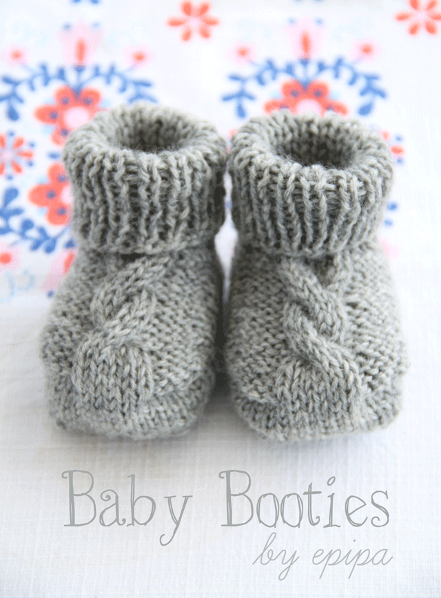 Knitting Baby Booties with Free Pattern
