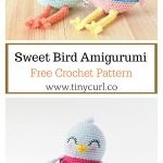 Sweet Bird Amigurumi Free Crochet Pattern