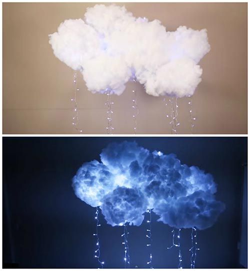 DIY Hanging Cloud Light