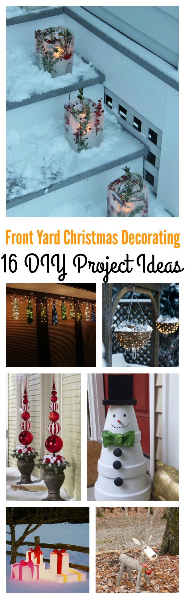 16 DIY Front Yard Christmas Decorating Projects