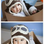 Baby Aviator Hat Free Crochet Pattern