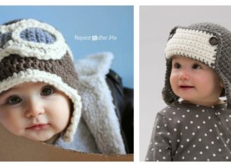 Baby Aviator Hat Free Crochet Pattern