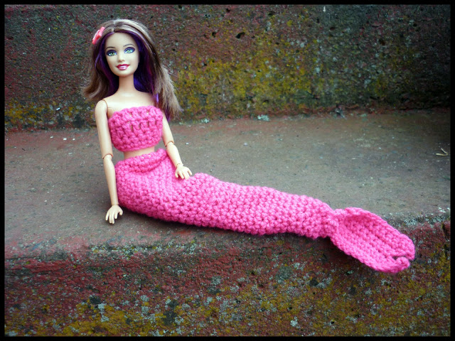 Crochet Barbie Mermaid Tail
