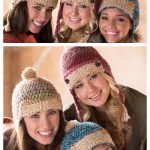 Chic Aviator Hats Free Crochet Pattern