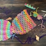 Crochet Mermaid Tail Blanket