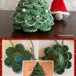 DIY Crocheted Christmas Tree with Free Pattern