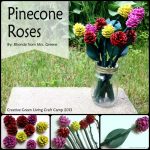 DIY Pine Cone Roses Craft