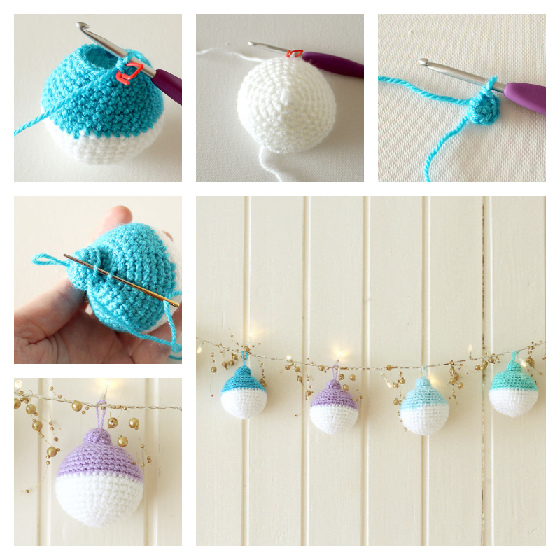 How to Crochet Christmas Ornaments