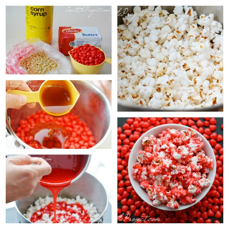 How to homemade Cinnamon Heart Popcorn