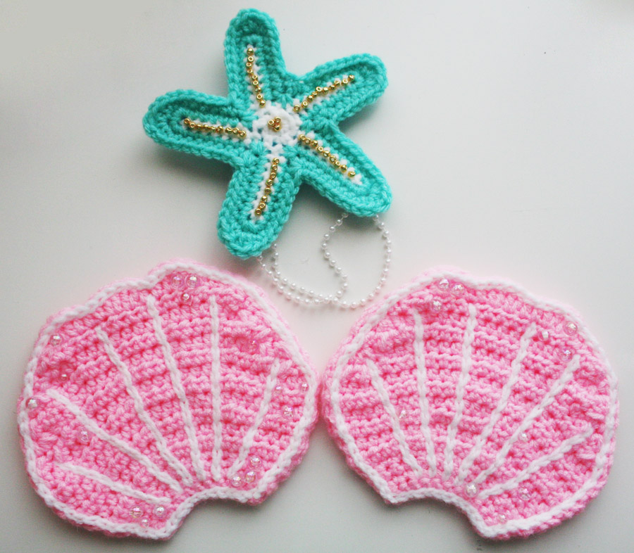 Crochet Mermaid Accessories