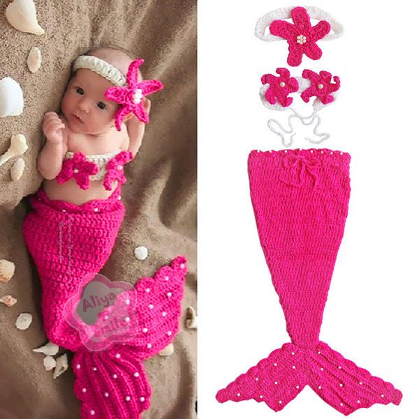 Crochet Mermaid Outfit Costume