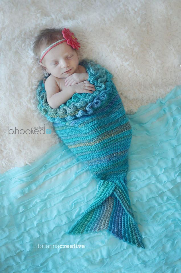 Crochet Mystic Mermaid Cocoon