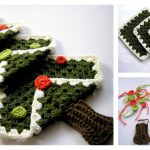 Vintage Granny Square Christmas Tree FREE Crochet Pattern