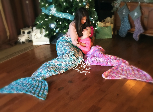 crochet Bulky & Quick Mermaid Blanket