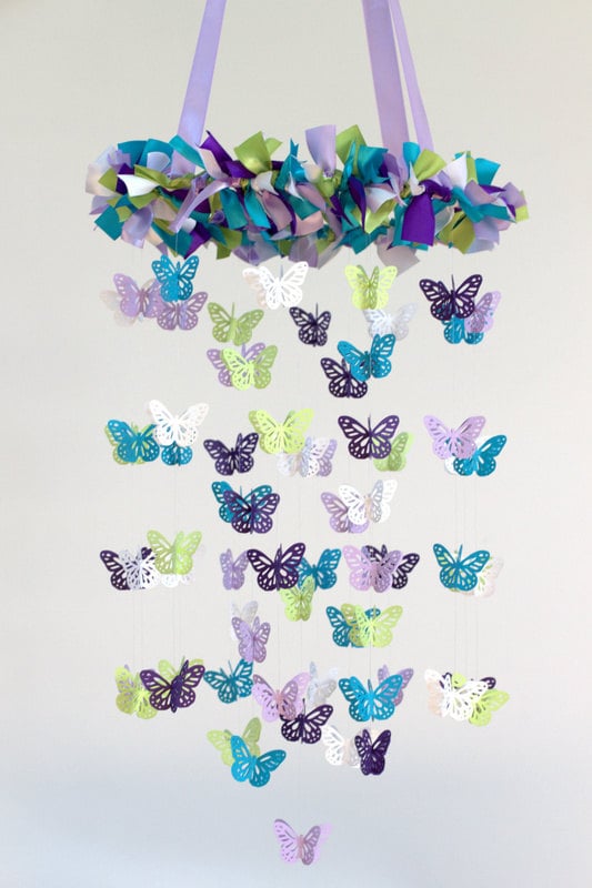 DIY Butterfly Mobile