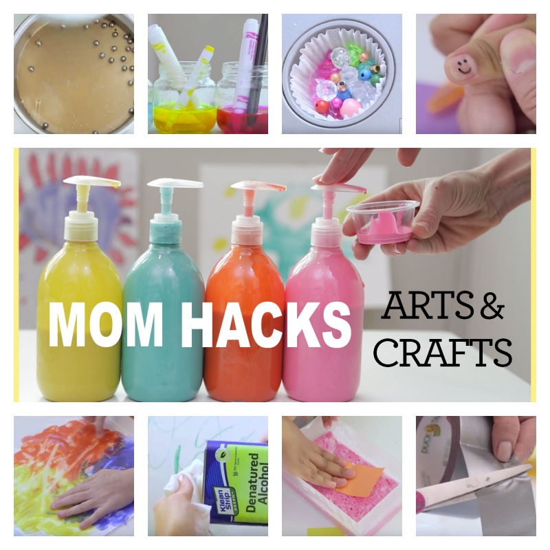 Awesome Mom Hacks Will Make Arts and Crafts So Much More Bearable