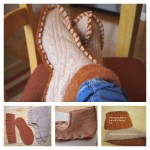 DIY Slippers from an Old Sweater -11