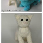 DIY Terry Cloth Cats with Free Pattern