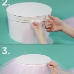 DIY tutu cake stand