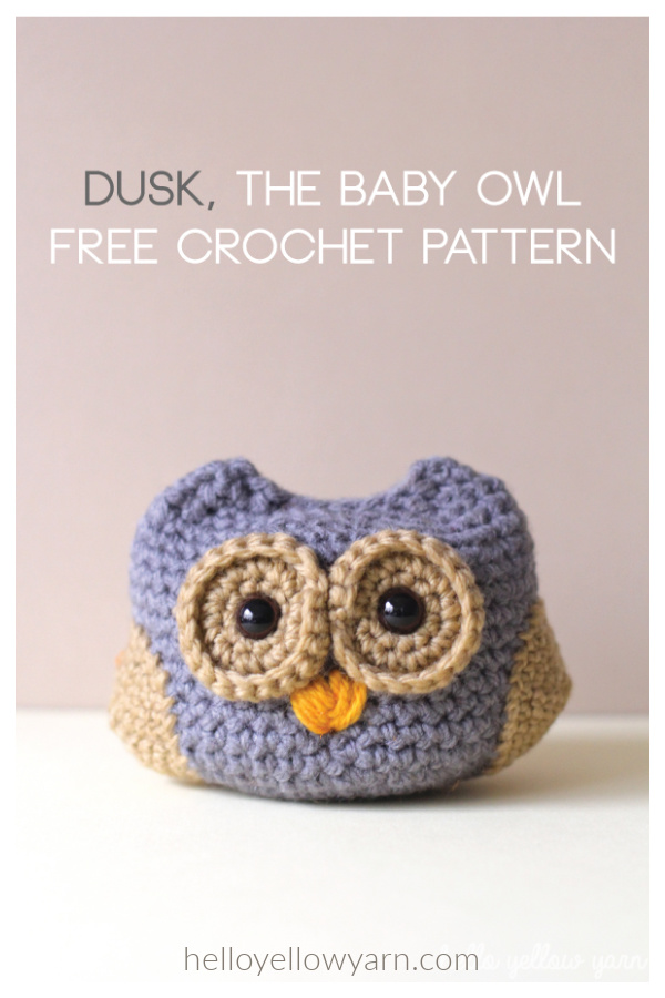 Dusk the Baby Owl FREE Crochet Pattern