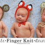 Finger Knitting Projects- Animal Ears