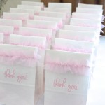 Pink Tulle Ribbon Goodie Bags