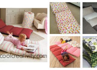 Sew Pillowcases Together To Make Floor Cushions