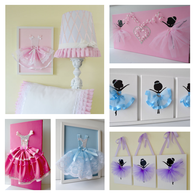 Tutu Ballerina Canvas Wall Art