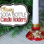 DIY Soda Bottle Candles Holders