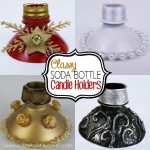 DIY Soda Bottle Candles Holders