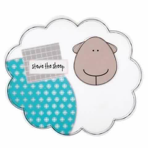 Pillow with cute sheep appliques template