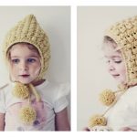 Crochet Adorable PomPoms and Puffs Hat with Free Pattern