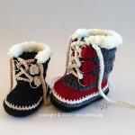 Crochet Baby Sorel Pacs Style Winter Boots